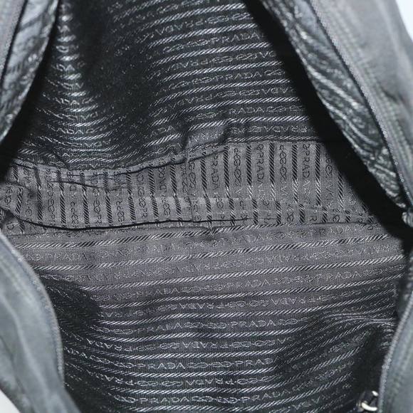 PRADA Tote Bag Nylon Black Auth ac2371 - Picture 11 of 16